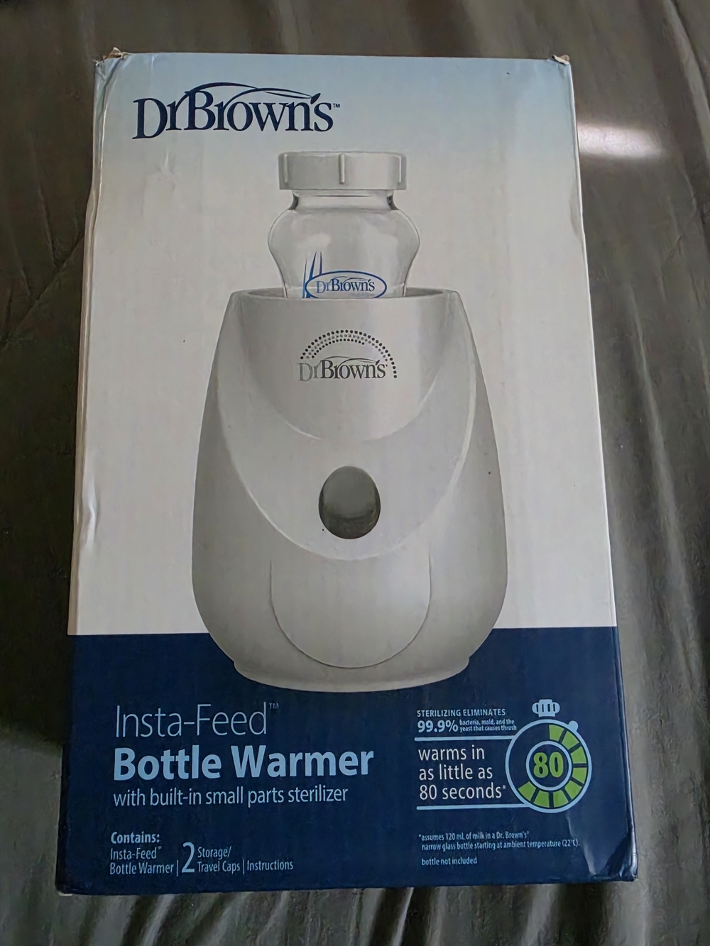 Insta-Feed Bottle Warmer in White